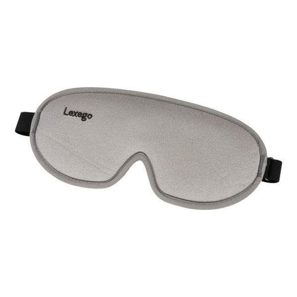 3D-маска для сну LEXEGO, анатомічна, memory foam, сірий 3DМL-S фото