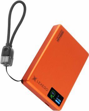 Павербанк магнітний LEXEGO HDL-10, 10000 mAh, MagSafe, 20W, помаранчевий HDL-10-OR фото