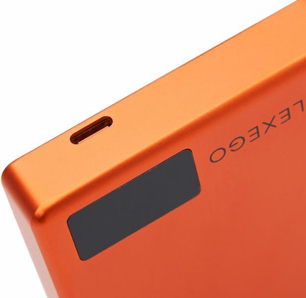 Павербанк магнітний LEXEGO HDL-10, 10000 mAh, MagSafe, 20W, помаранчевий HDL-10-OR фото