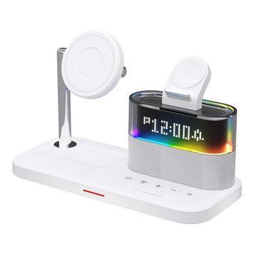 Бездротова док-станція LEXEGO C09, 5в1, MagSafe, білий C09-W фото
