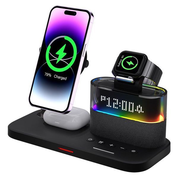 Беспроводная док-станция LEXEGO C09, 5в1, MagSafe, чёрный C09-B фото