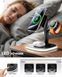 Складная док-станция LEXEGO U-22, 3в1, MagSafe, 15W, чёрный U-22B фото 4