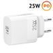 Зарядное устройство LEXEGO EP-TA800, 25W, PD, белый EP-TA800W фото 1
