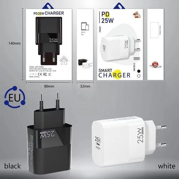 Зарядний пристрій LEXEGO EP-TA800, 25W, PD, чорний EP-TA800B фото